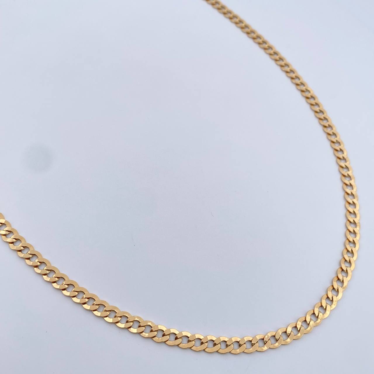 Cadena Cubana 10.3gr / 61.9cm / 4.7mm Oro Amarillo +0 18K &