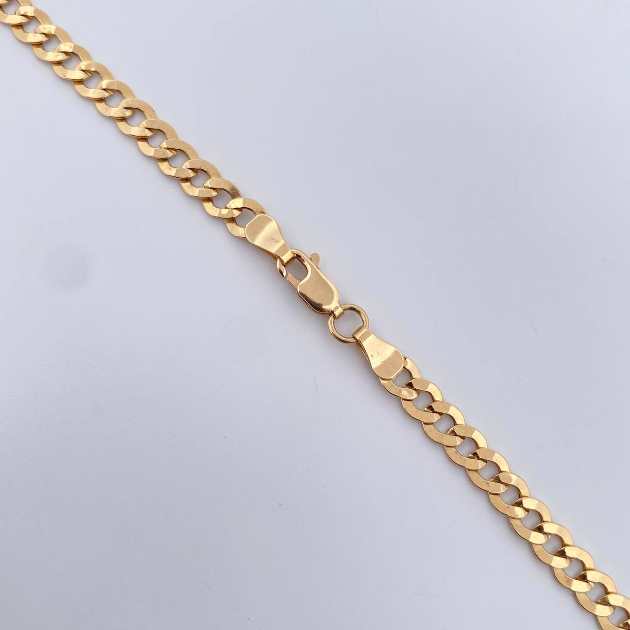 Cadena Cubana 10.3gr / 61.9cm / 4.7mm Oro Amarillo +0 18K &