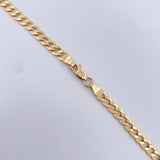 Cadena Cubana 10.3gr / 61.9cm / 4.7mm Oro Amarillo +0 18K &