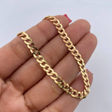 Cadena Cubana 10.3gr / 61.9cm / 4.7mm Oro Amarillo +0 18K &