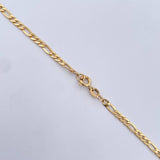 Cadena Figaro 6.5gr / 60.8cm / 3.1mm Oro Amarillo +0 18K &