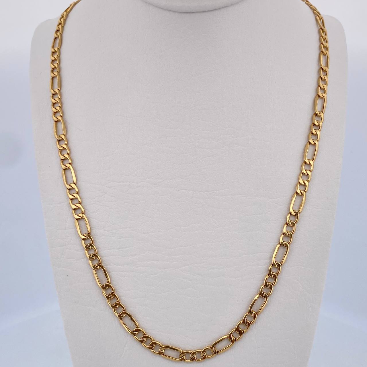 Cadena Figaro 6.1gr / 55cm / +0 Oro 18K &