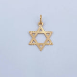 Dije Estrella De David 1gr / 2.5cm / Oro 18K &