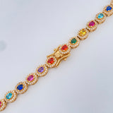 Cadena Tenis 52.85gr / 46cm / Nac.Esp. Oro 18K $