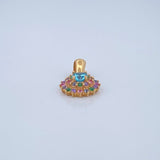 Dije Flor de Loto 1.75gr / 1.8cm / Oro 18K $