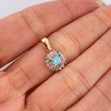 Dije Flor de Loto 1.75gr / 1.8cm / Oro 18K $