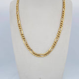 Cadena Figaro 12.1gr / 60.1cm / 4.8mm Oro Amarillo +0 18K $
