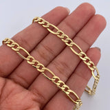 Cadena Figaro 12.2gr / 60cm / 5.1mm Oro Amarillo +0 18K $