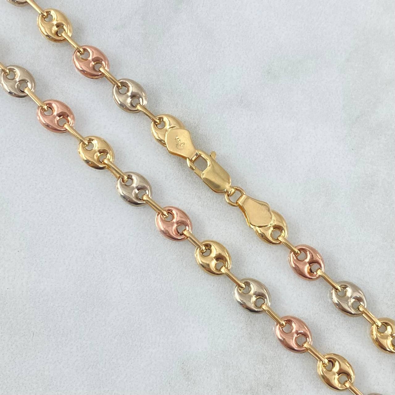 Cadena GC 16.1gr / 65cm / 6.3mm Lisa Tres Oros 18K
