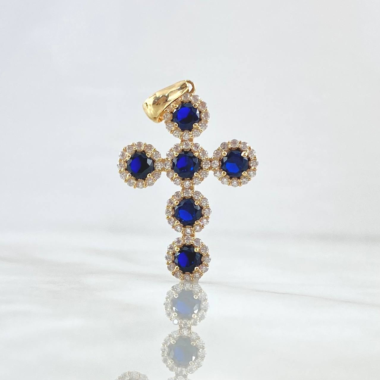 Dije Cruz Tupida 3.5gr / 3.7cm / Oro Amarillo 18K *