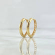 Candongas Yiss 2.55gr / 1.7cm / Corazones Oro Amarillo 18K ©