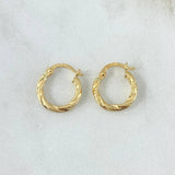 Candongas Lizy 1.3gr / 1.6cm / Oro Amarillo 18K &