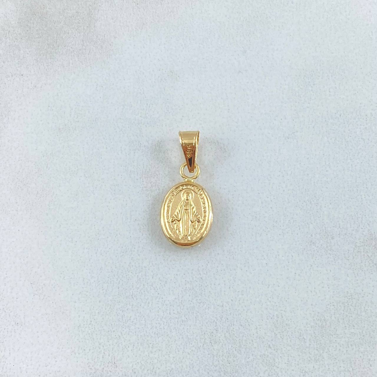 Dije Virgen Milagrosa 0.85gr / 2cm / Oro Amarillo 18K ©