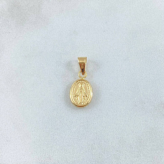 Dije Virgen Milagrosa 0.85gr / 2cm / Oro Amarillo 18K ©