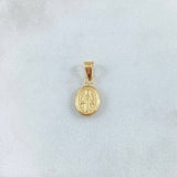 Dije Virgen Milagrosa 0.85gr / 2cm / Oro Amarillo 18K ©