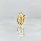 Dije Virge Milagrosa 0.45gr / 2cm / Oro Amarillo 18K