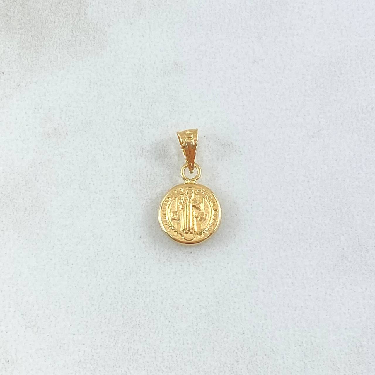 Dije San Benito 0.4gr / 2cm / Oro Amarillo 18K *