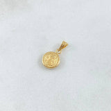 Dije San Benito 0.4gr / 2cm / Oro Amarillo 18K *