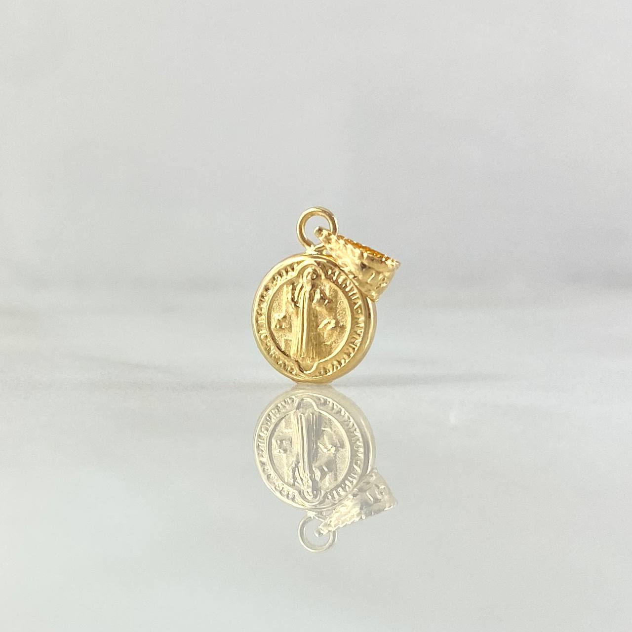Dije San Benito 0.4gr / 2cm / Oro Amarillo 18K *