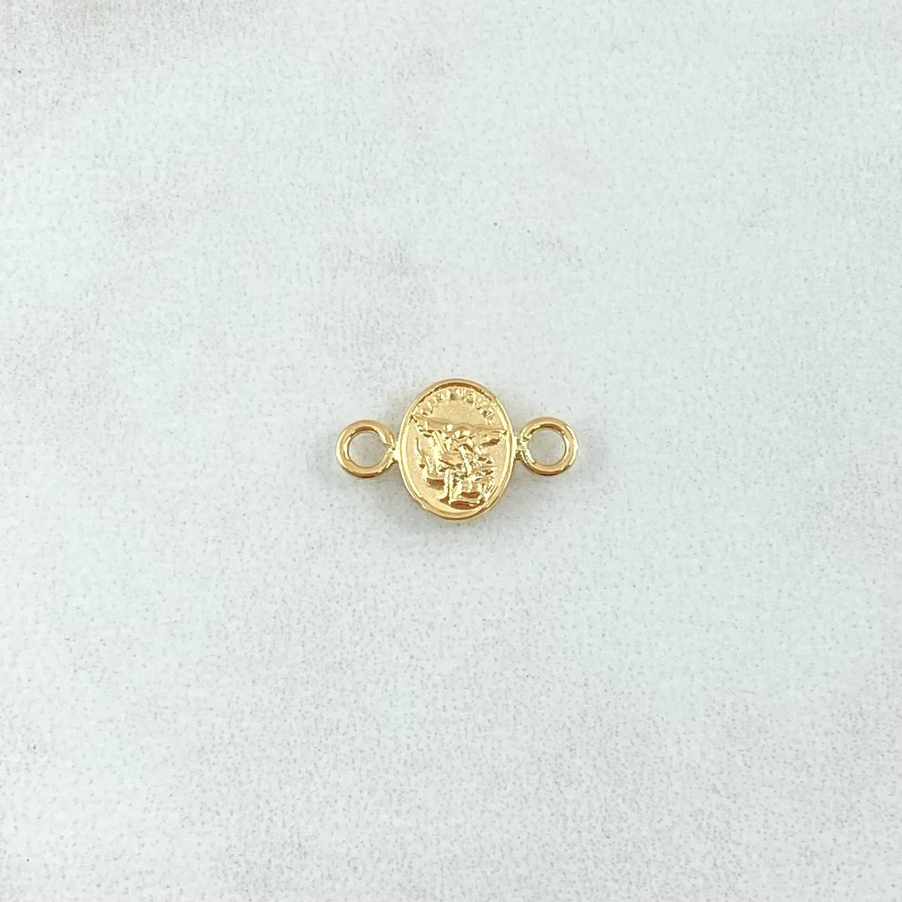 Herraje San Miguel Arcangel 0.35gr / 1.5cm / Oro Amarillo 18K