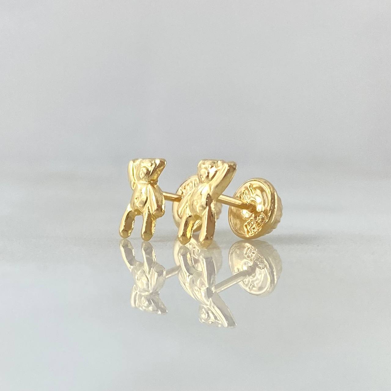 Topos Oso Mano Arriba 0.55gr / 7.7mm Oro Amarillo 18K