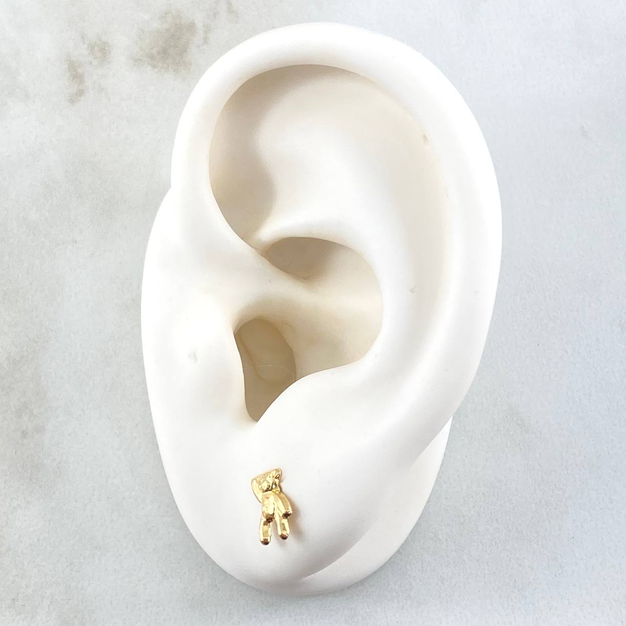 Topos Oso Mano Arriba 0.55gr / 7.7mm Oro Amarillo 18K