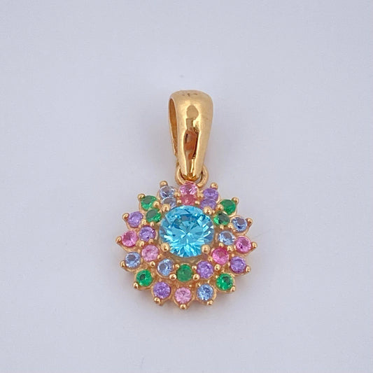 Dije Flor de Loto 1.75gr / 1.8cm / Oro 18K $