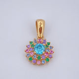 Dije Flor de Loto 1.75gr / 1.8cm / Oro 18K $