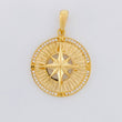 Dije Medalla Estrella Cardinal 4.3g / 3.2cm Oro Amarillo 18K
