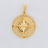 Dije Medalla Estrella Cardinal 4.3g / 3.2cm Oro Amarillo 18K