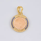 Dije Medalla Corona 6.05g / 3.5cm Tres Oros 18K