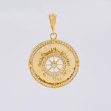 Dije Medalla Timon 4.45g / 3.4cm Oro Amarillo 18K