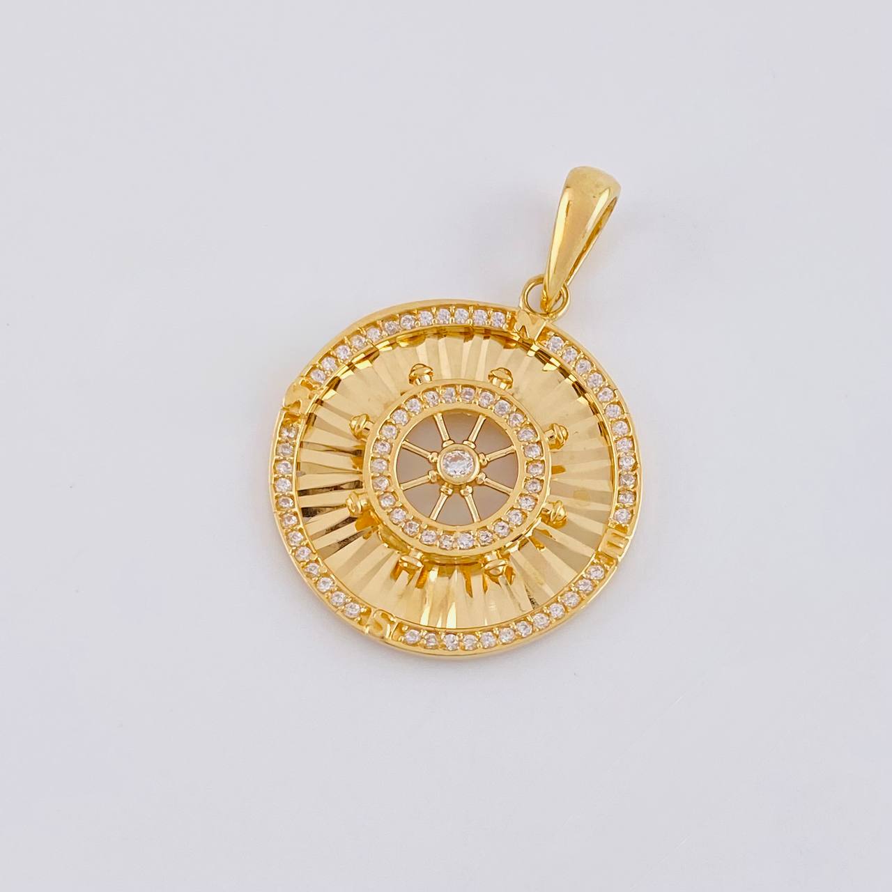 Dije Medalla Timon 4.45g / 3.4cm Oro Amarillo 18K