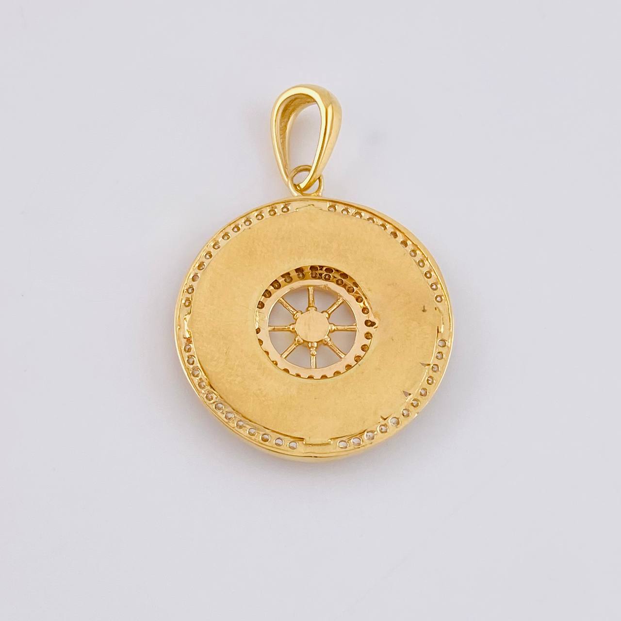 Dije Medalla Timon 4.45g / 3.4cm Oro Amarillo 18K