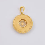 Dije Medalla Timon 4.45g / 3.4cm Oro Amarillo 18K