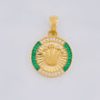 Dije Medalla Corona 5.85g / 3.5cm Oro Amarillo 18K