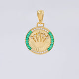 Dije Medalla Corona 5.85g / 3.5cm Oro Amarillo 18K