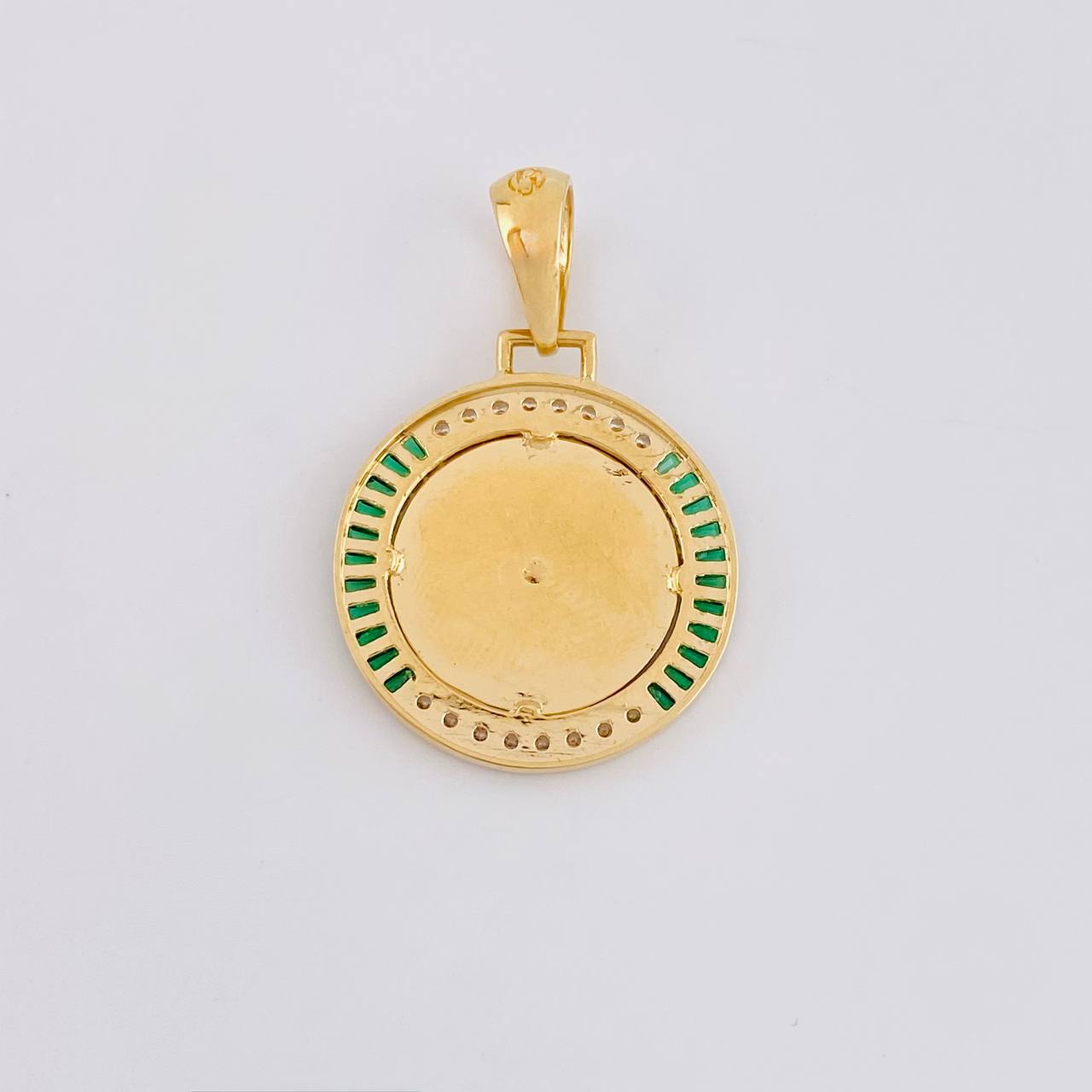 Dije Medalla Corona 5.85g / 3.5cm Oro Amarillo 18K