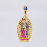 Dije Virgen Guadalupe 9.5g / 5cm Oro Amarillo 18K