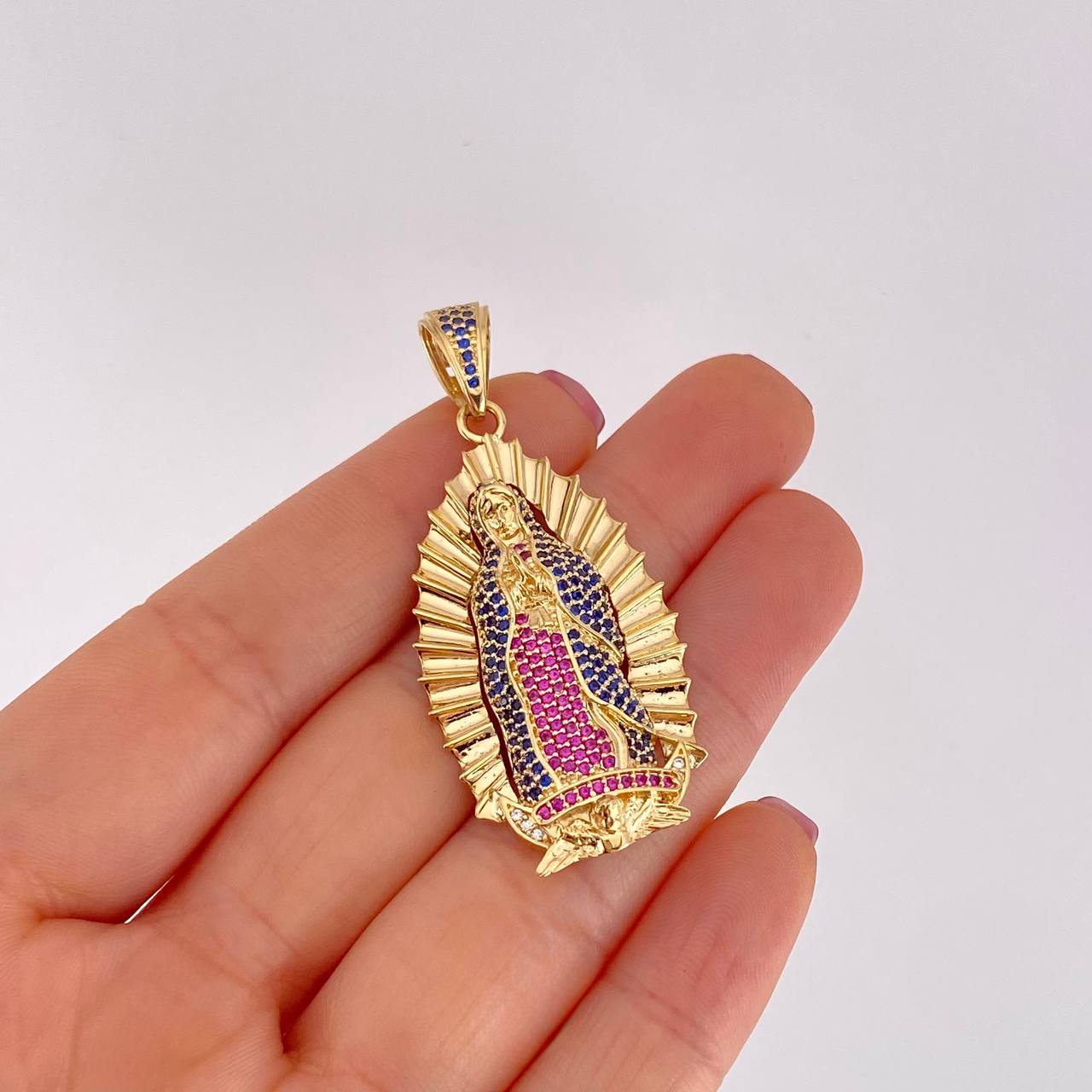 Dije Virgen Guadalupe 9.5g / 5cm Oro Amarillo 18K