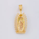 Dije Virgen Guadalupe 10.4g / 5cm Oro Amarillo 18K