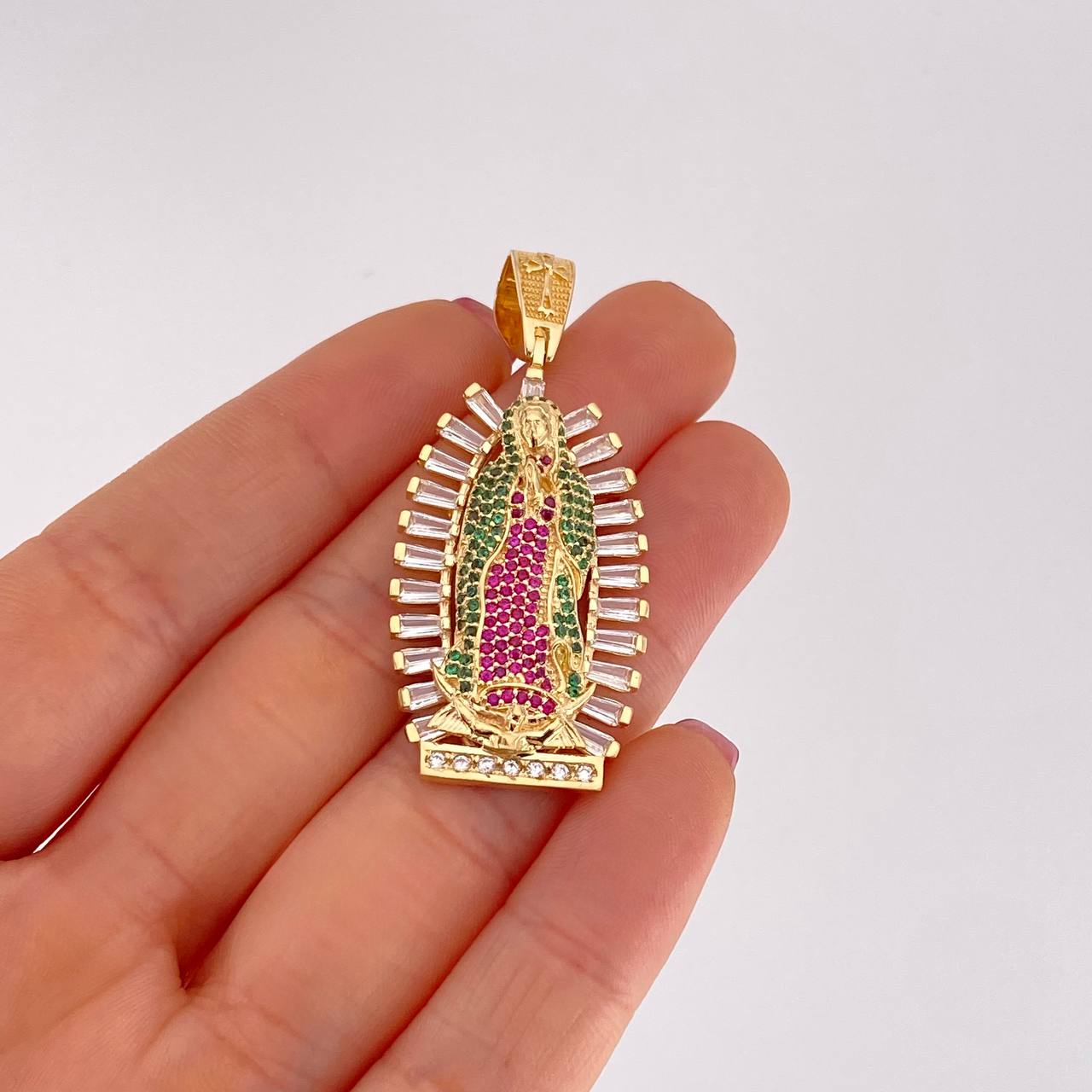 Dije Virgen Guadalupe 10.4g / 5cm Oro Amarillo 18K
