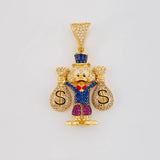 Dije Pato Millonario 10g / 4cm Oro Amarillo 18K