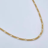 Cadena Figaro 1.55gr / 45.6cm / 1.8mm Oro Amarillo +1 18K $