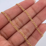 Cadena Figaro 1.95gr / 60cm / Oro Amarillo +1 18K $