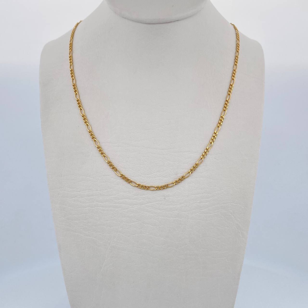 Cadena Figaro 1.95gr / 60cm / Oro Amarillo +1 18K $