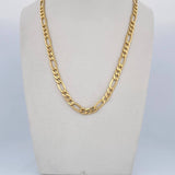 Cadena Figaro 12.2gr / 60cm / 5.1mm Oro Amarillo +0 18K $
