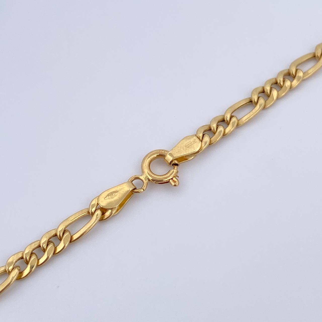 Cadena Figaro 8.5gr / 59.5cm / 3.9mm Oro Amarillo +0 18K $