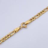Cadena Figaro 8.5gr / 59.5cm / 3.9mm Oro Amarillo +0 18K $