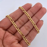 Cadena Figaro 8.5gr / 59.5cm / 3.9mm Oro Amarillo +0 18K $